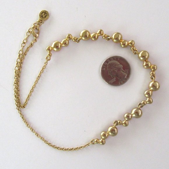 Pink to deep rose rhinestone choker necklace - Picture 8 of 8